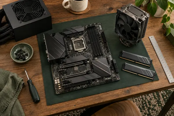 PC Build Planning Kit — editorial illustration