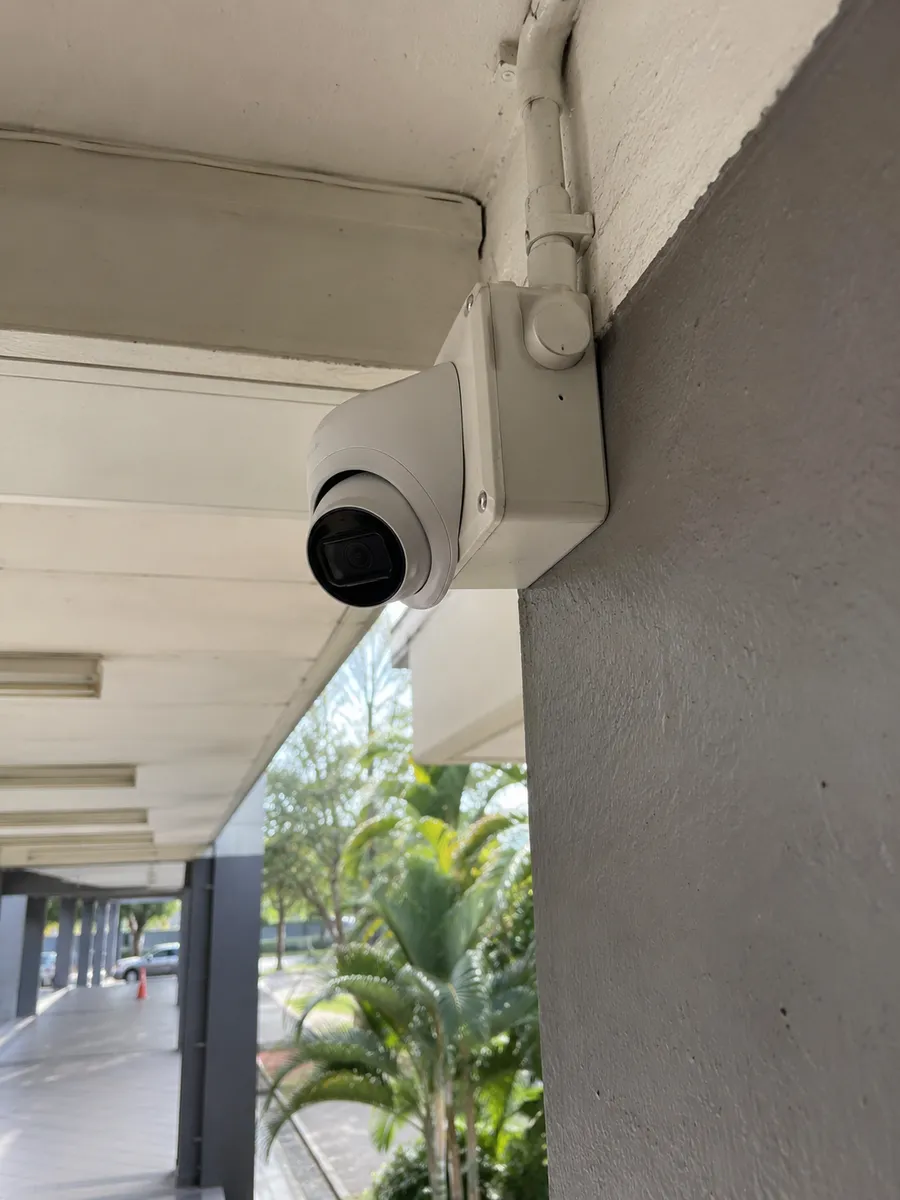 CCTV installation — illustrative service scene