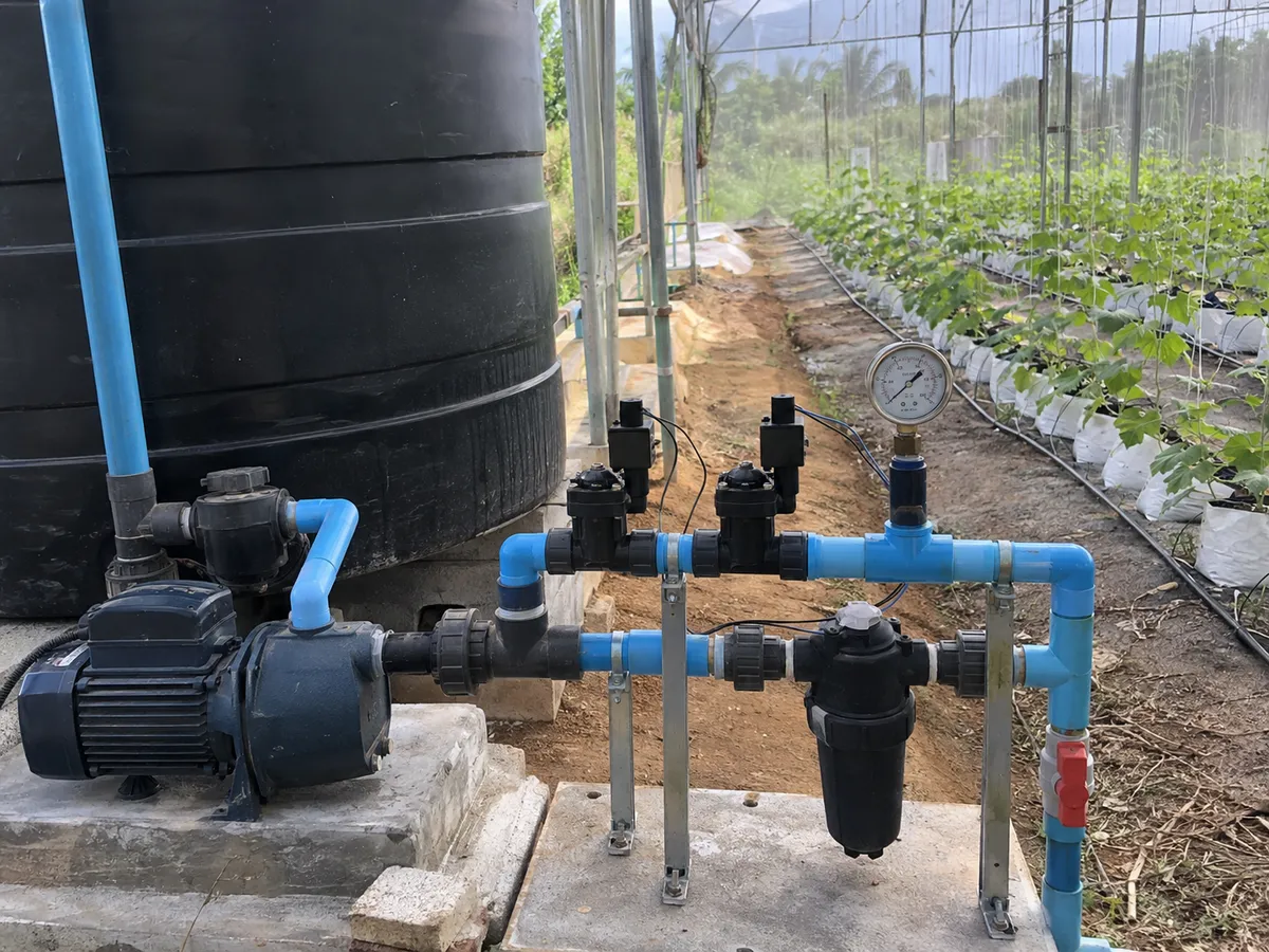 Irrigation systems — illustrative service scene