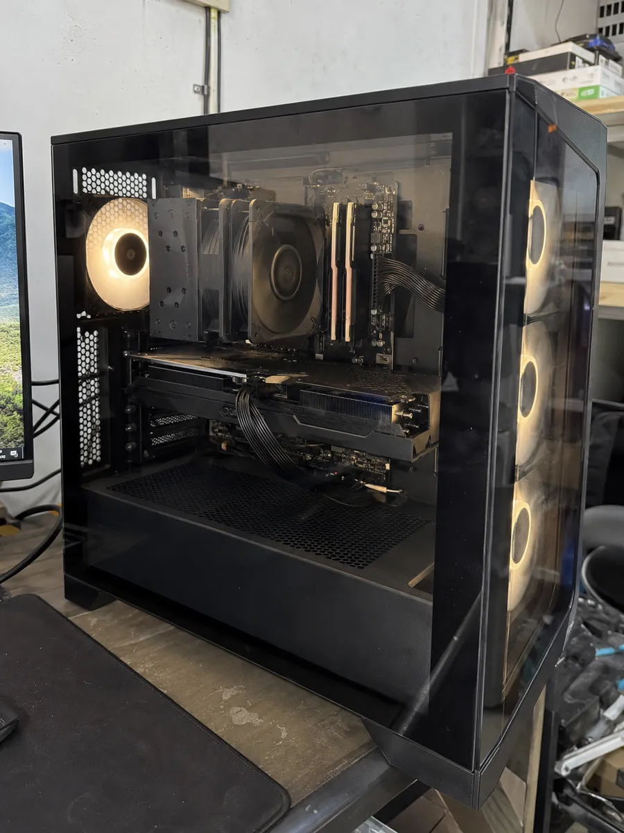 Custom PC builds — illustrative service scene