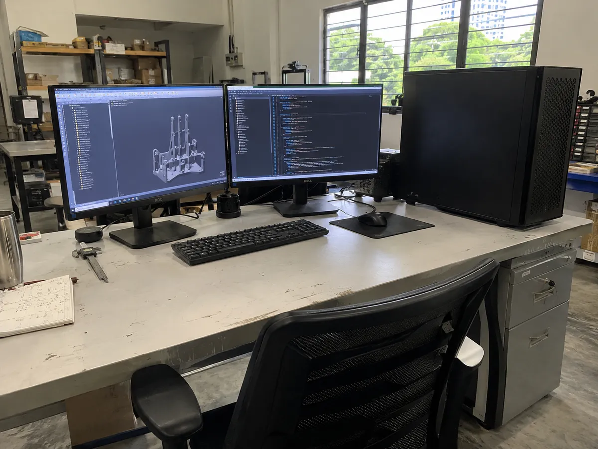 Engineering workstations — illustrative service scene