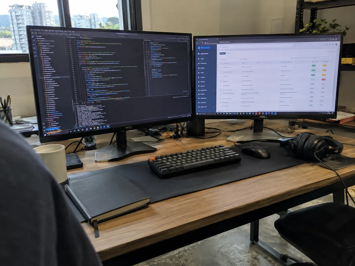 Software development — illustrative service scene