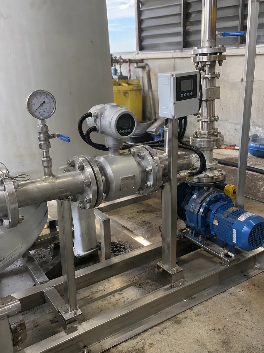 Industrial measurement — illustrative service scene